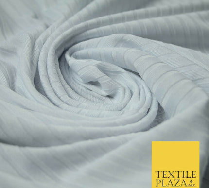 Premium Ribbed Striped Lines Stretch Jersey Dress Fabric 4 Way Stretch 51" Wide