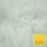 High Quality Fine WHITE IVORY 100% Cotton Muslin Dress Fabric Cheesecloth