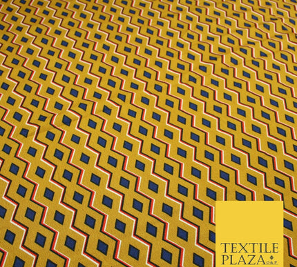 Premium Leopard Stripe Zig Zag Spot Bird Printed Bubble Crepe Dress Fabric 58"