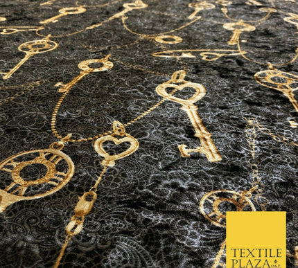 Various Floral Ornate Leopard Flowers Printed Soft Stretch Velvet Dress Fabric