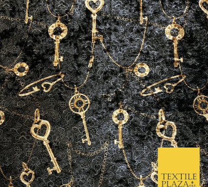 Various Floral Ornate Leopard Flowers Printed Soft Stretch Velvet Dress Fabric