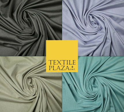 Luxury Super Soft Plain Matte Stretch Suede Spandex Fabric 59" Wide 4 COLOURS