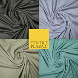 Luxury Super Soft Plain Matte Stretch Suede Spandex Fabric 59" Wide 4 COLOURS