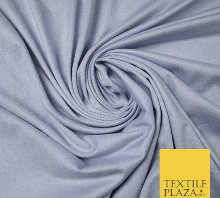 Luxury Super Soft Plain Matte Stretch Suede Spandex Fabric 59" Wide 4 COLOURS