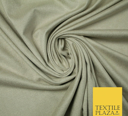 Luxury Super Soft Plain Matte Stretch Suede Spandex Fabric 59" Wide 4 COLOURS