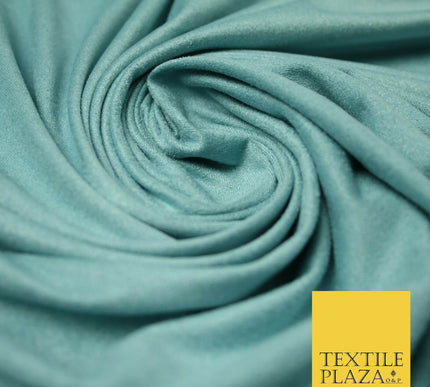 Luxury Super Soft Plain Matte Stretch Suede Spandex Fabric 59" Wide 4 COLOURS