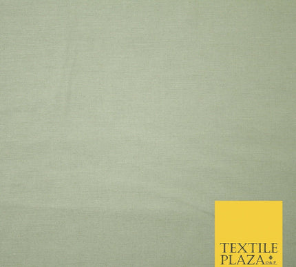 PREMIUM SOFT FEEL POLY COTTON PLAIN DYED POLYCOTTON FABRIC CRAFT MATERIAL 58"