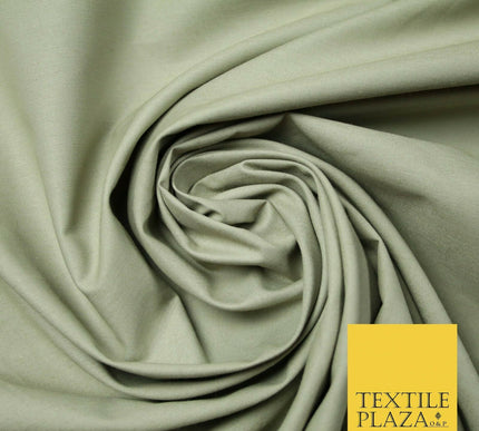PREMIUM SOFT FEEL POLY COTTON PLAIN DYED POLYCOTTON FABRIC CRAFT MATERIAL 58"