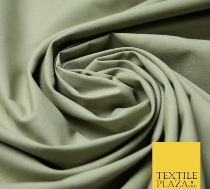 PREMIUM SOFT FEEL POLY COTTON PLAIN DYED POLYCOTTON FABRIC CRAFT MATERIAL 58"