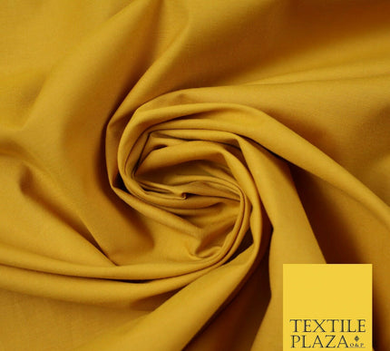 PREMIUM SOFT FEEL POLY COTTON PLAIN DYED POLYCOTTON FABRIC CRAFT MATERIAL 58"