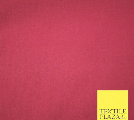 PREMIUM SOFT FEEL POLY COTTON PLAIN DYED POLYCOTTON FABRIC CRAFT MATERIAL 58"