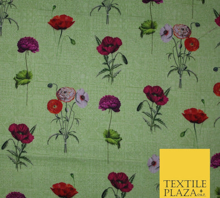 Mix Floral Digital Printed Cotton Feel Polyester Summer Soft Flower Dress Fabric