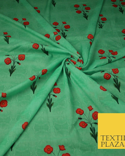 Mix Floral Digital Printed Cotton Feel Polyester Summer Soft Flower Dress Fabric