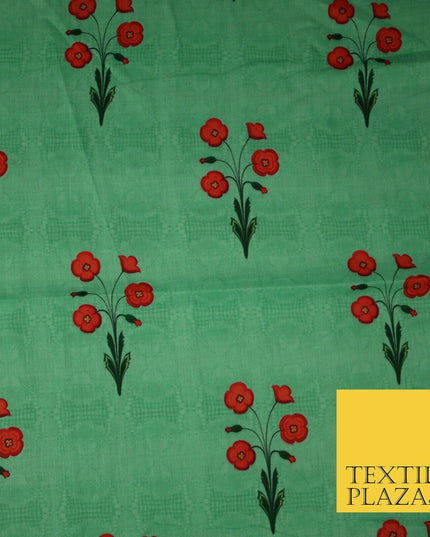 Mix Floral Digital Printed Cotton Feel Polyester Summer Soft Flower Dress Fabric