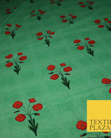 Mix Floral Digital Printed Cotton Feel Polyester Summer Soft Flower Dress Fabric