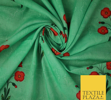 Mix Floral Digital Printed Cotton Feel Polyester Summer Soft Flower Dress Fabric