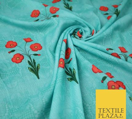 Mix Floral Digital Printed Cotton Feel Polyester Summer Soft Flower Dress Fabric
