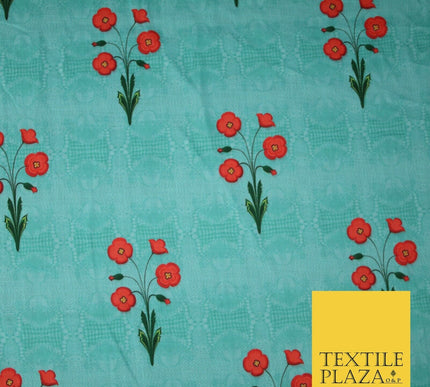 Mix Floral Digital Printed Cotton Feel Polyester Summer Soft Flower Dress Fabric
