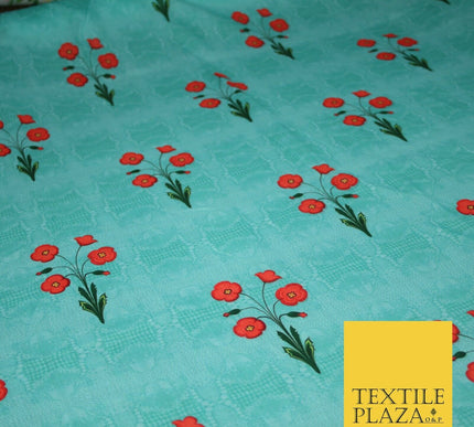 Mix Floral Digital Printed Cotton Feel Polyester Summer Soft Flower Dress Fabric