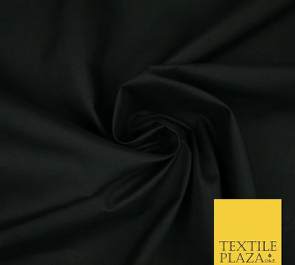 PREMIUM POPLIN BLEND POLY COTTON PLAIN DYED POLYCOTTON FABRIC CRAFT MATERIAL 44"