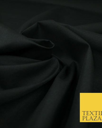 PREMIUM POPLIN BLEND POLY COTTON PLAIN DYED POLYCOTTON FABRIC CRAFT MATERIAL 44"