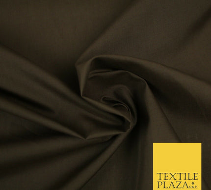 PREMIUM POPLIN BLEND POLY COTTON PLAIN DYED POLYCOTTON FABRIC CRAFT MATERIAL 44"