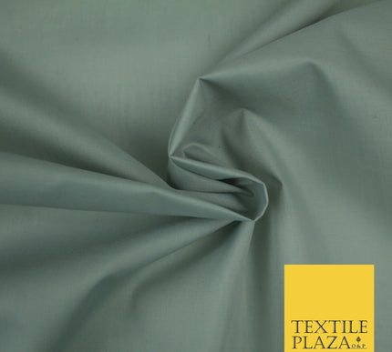 PREMIUM POPLIN BLEND POLY COTTON PLAIN DYED POLYCOTTON FABRIC CRAFT MATERIAL 44"