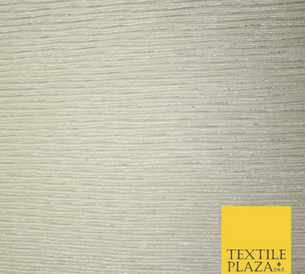 Luxury METALLIC Pleated Crushed Satin Stretch Fabric Dress Dance Skirt Trousers