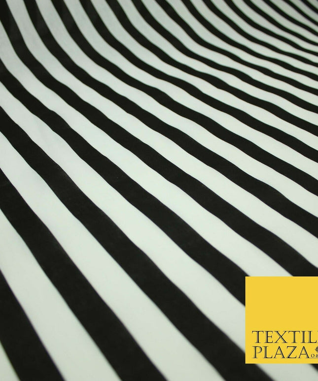 1.5cm Awning Candy Striped Lines Printed Poly Cotton Fabric Polycotton Mask