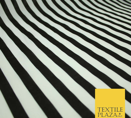 1.5cm Awning Candy Striped Lines Printed Poly Cotton Fabric Polycotton Mask