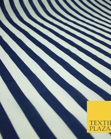 1.5cm Awning Candy Striped Lines Printed Poly Cotton Fabric Polycotton Mask