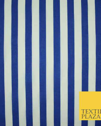 1.5cm Awning Candy Striped Lines Printed Poly Cotton Fabric Polycotton Mask