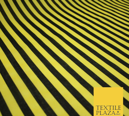 1.5cm Awning Candy Striped Lines Printed Poly Cotton Fabric Polycotton Mask
