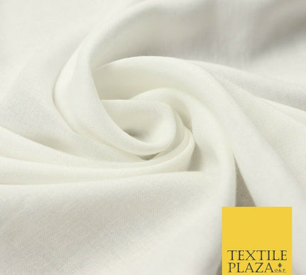 Luxury Soft Plain Non-Stretch Spun Rayon Viscose Fabric Dress Drapes- 54" 4 COLS