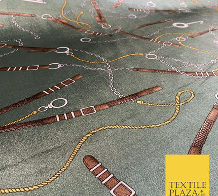 Various Floral Stripe Chains Hermes MK Printed Soft Stretch Velvet Dress Fabric