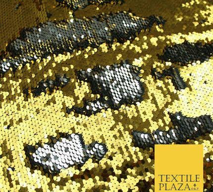 Reversible MERMAID SEQUIN Fabric 2 Colour Way Changing Satin 9 Colours