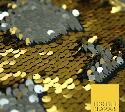Reversible MERMAID SEQUIN Fabric 2 Colour Way Changing Satin 9 Colours