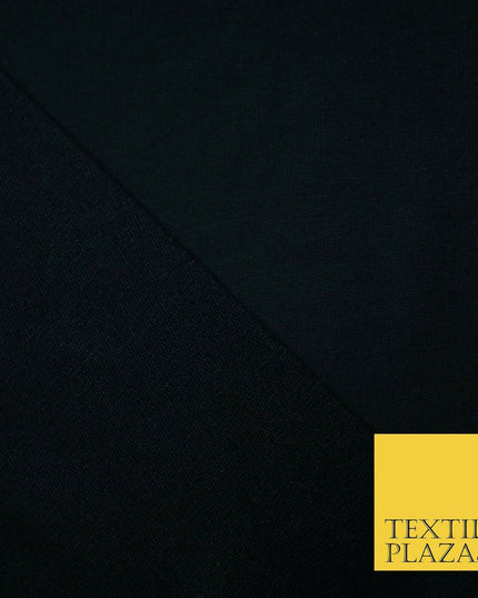 Plain Loop Back Cotton Blend Dress Sweatshirt Fabric Knit Material 61"