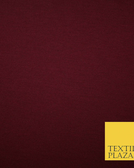 Plain Loop Back Cotton Blend Dress Sweatshirt Fabric Knit Material 61"