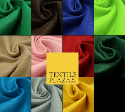 Premium Quality Plain Solid 100% Acrylic FELT FABRIC Craft Material 60" 152cm