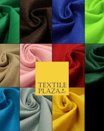 Premium Quality Plain Solid 100% Acrylic FELT FABRIC Craft Material 60" 152cm