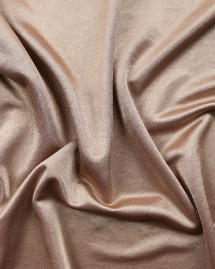 TAUPE Plain Liquid Satin Lining Stretch Jersey Fabric Dress Craft 56" Wide 4744