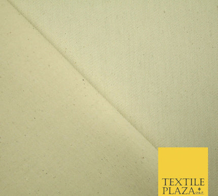 PREMIUM HEAVY WEIGHT CALICO 100% NATURAL PURE UNDYED COTTON Canvas Fabric 4780