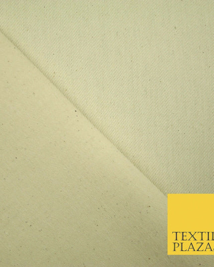 PREMIUM HEAVY WEIGHT CALICO 100% NATURAL PURE UNDYED COTTON Canvas Fabric 4780