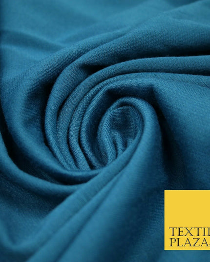 Luxury Plain Stretch Ponti Ponte Roma Jersey Fabric 58" Dress Skirt Knit Craft