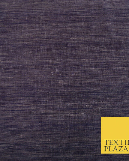 Luxury Tweed Weave Textured Slubbed Dupion 100% PURE SILK Fabric 3 COLOURS 49"