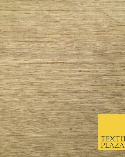 Luxury Tweed Weave Textured Slubbed Dupion 100% PURE SILK Fabric 3 COLOURS 49"