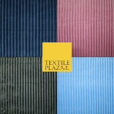 Premium Super Soft Ribbed Line Striped Cuddle Fleece Fabric Blankets Dress Craft