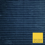 Premium Super Soft Ribbed Line Striped Cuddle Fleece Fabric Blankets Dress Craft