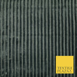 Premium Super Soft Ribbed Line Striped Cuddle Fleece Fabric Blankets Dress Craft